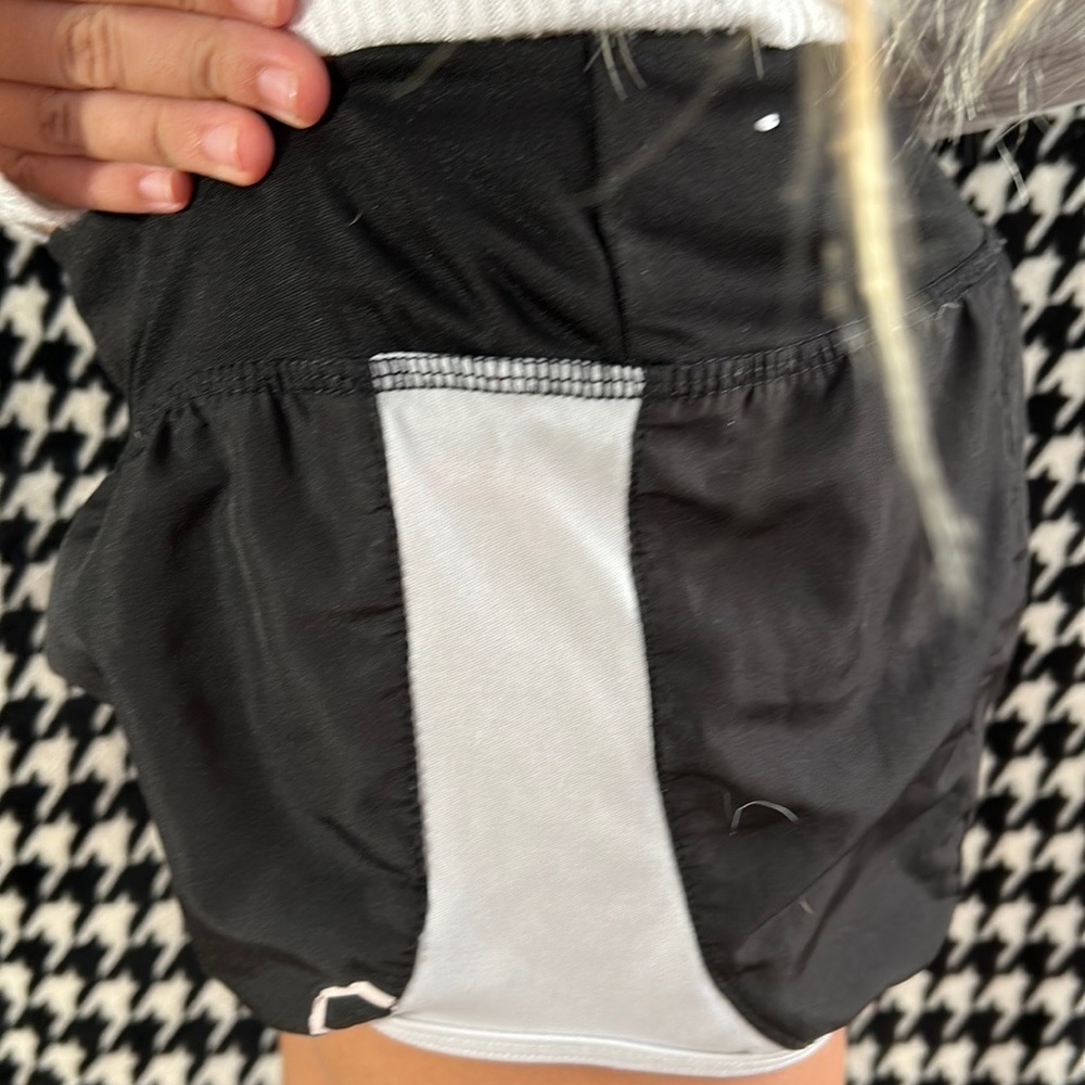 Black baggey athletic shorts